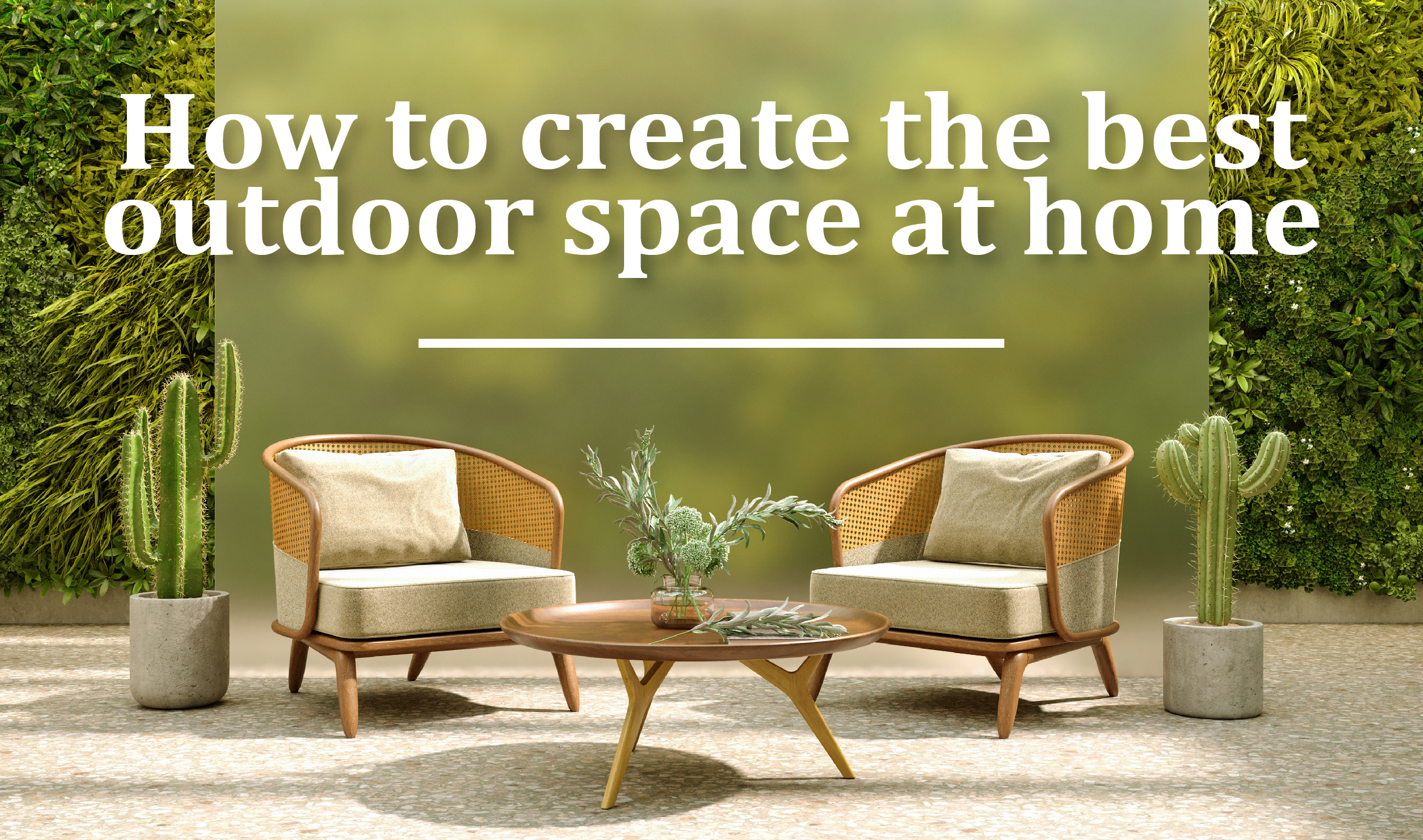 How to create the best outdoor space at home